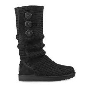 UGG Classic Cardy Knitted  Tall Boots Woman Shoes Size 6